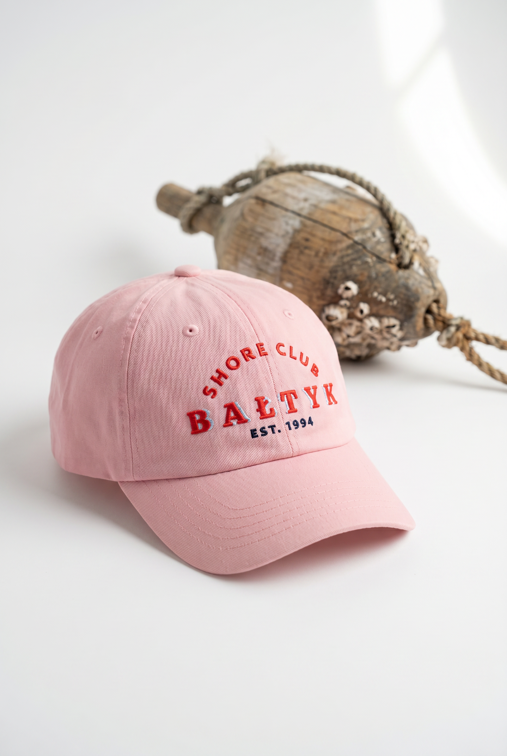 SŁOŃCE Heritage Baseball Cap Shell Pink