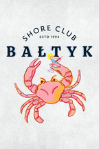 MOŻE Shore Club Tank – Pink Crab