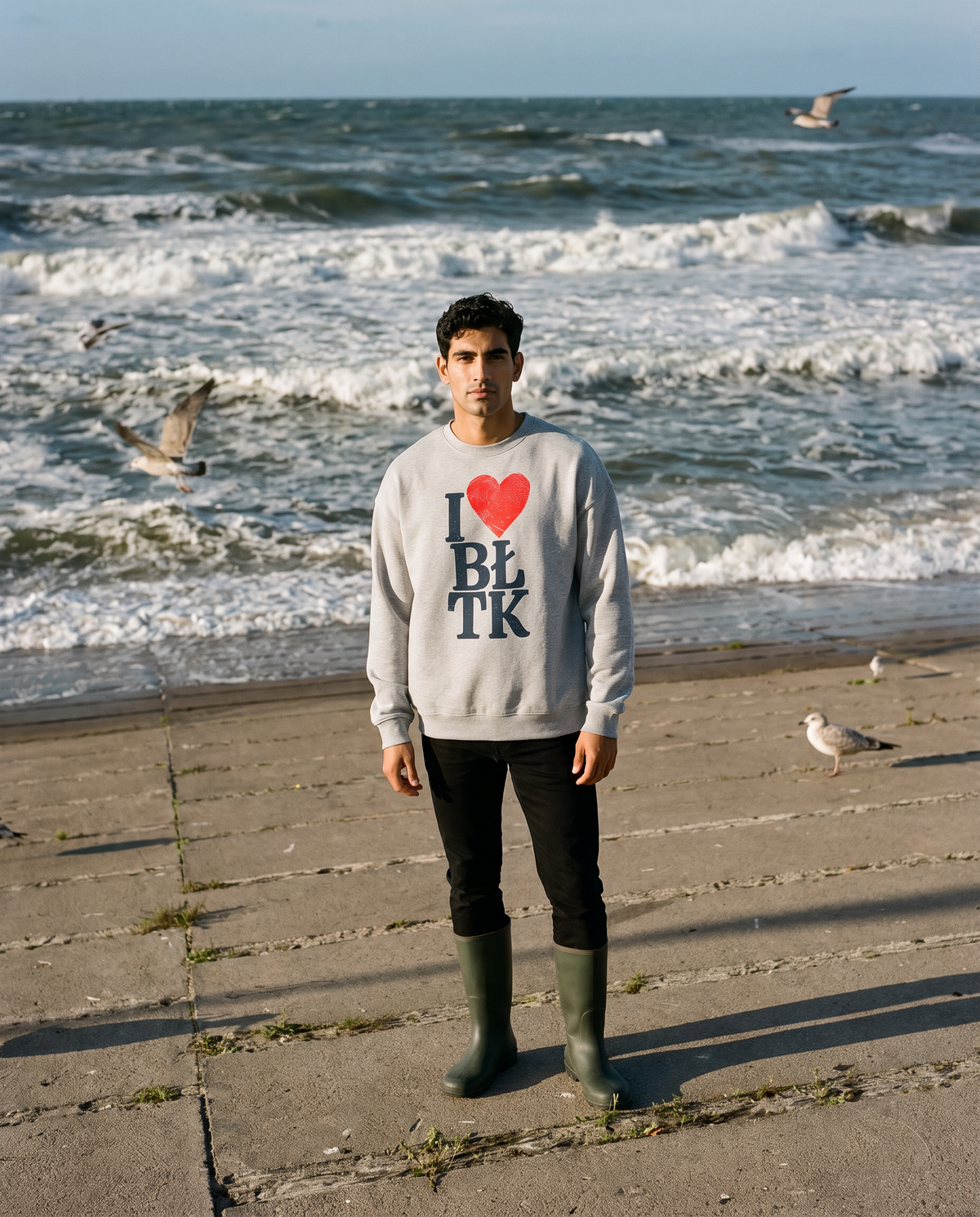 PORT Oversized Sweatshirt – I ❤︎ BŁTK