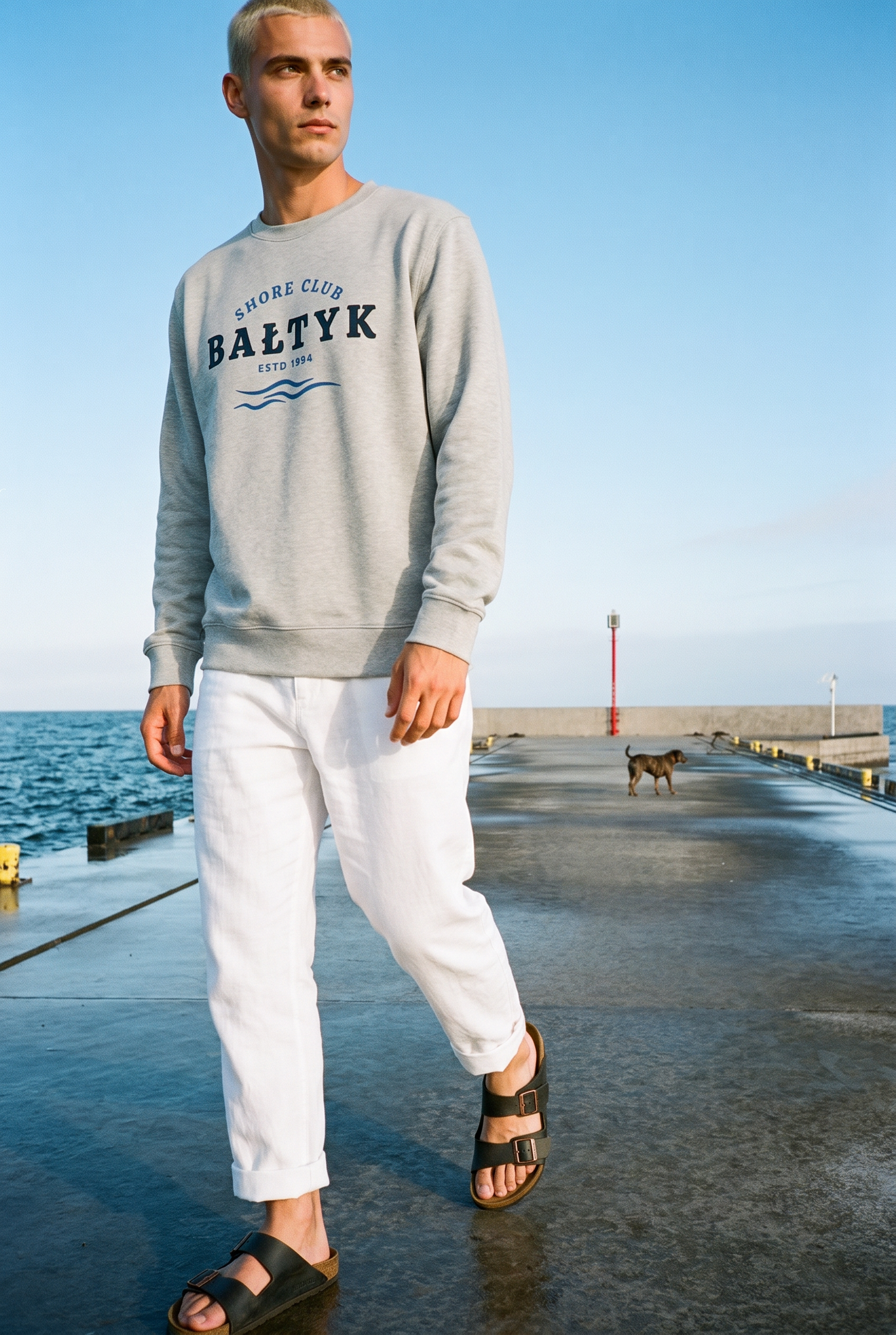 FALA Men Heritage II Sweatshirt – Wet Stone