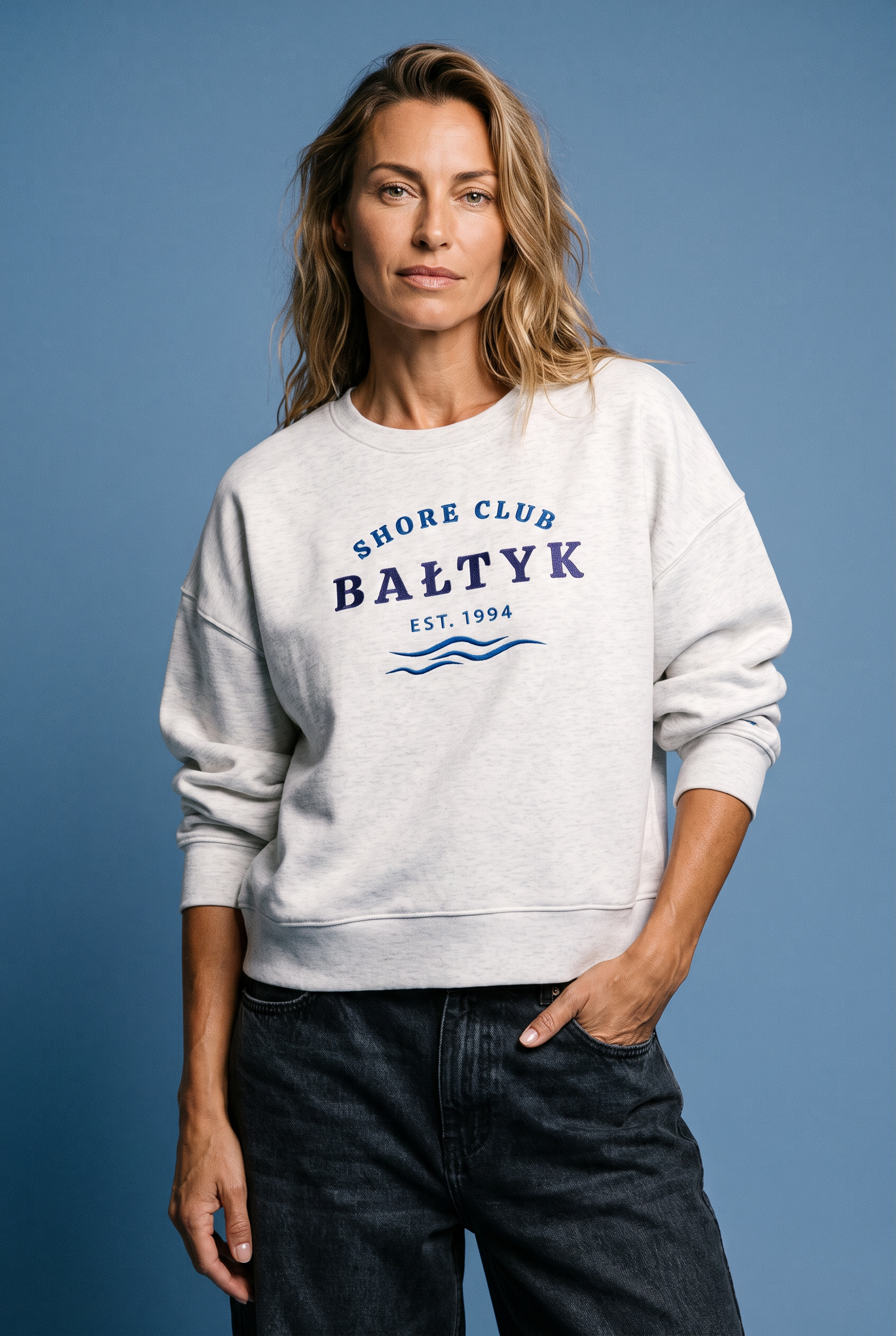 FALA Women Heritage Sweatshirt – Salt Stone