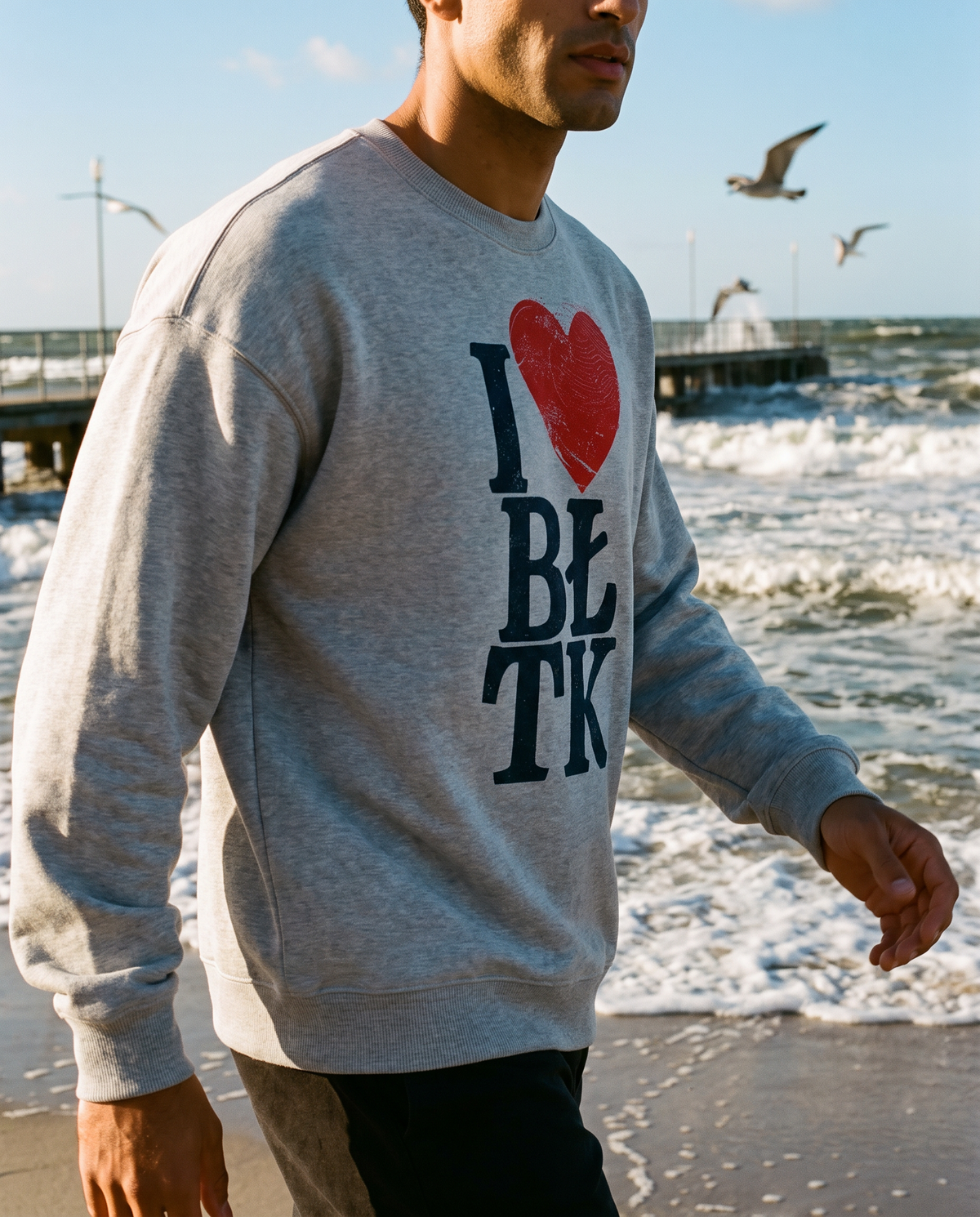 PORT Oversized Sweatshirt – I ❤︎ BŁTK
