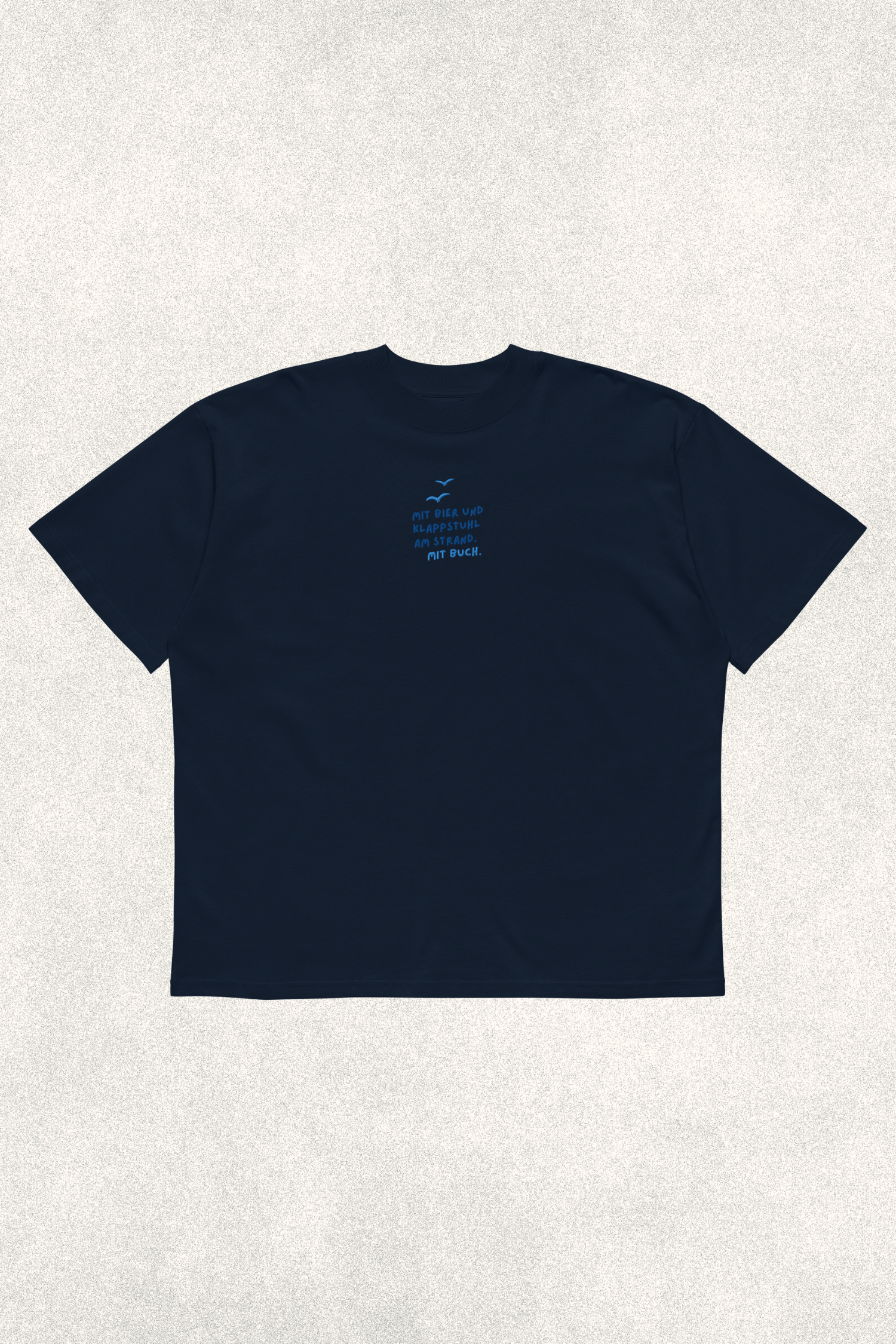 HALO Statement T-Shirt – Klappstuhl Deep Baltic