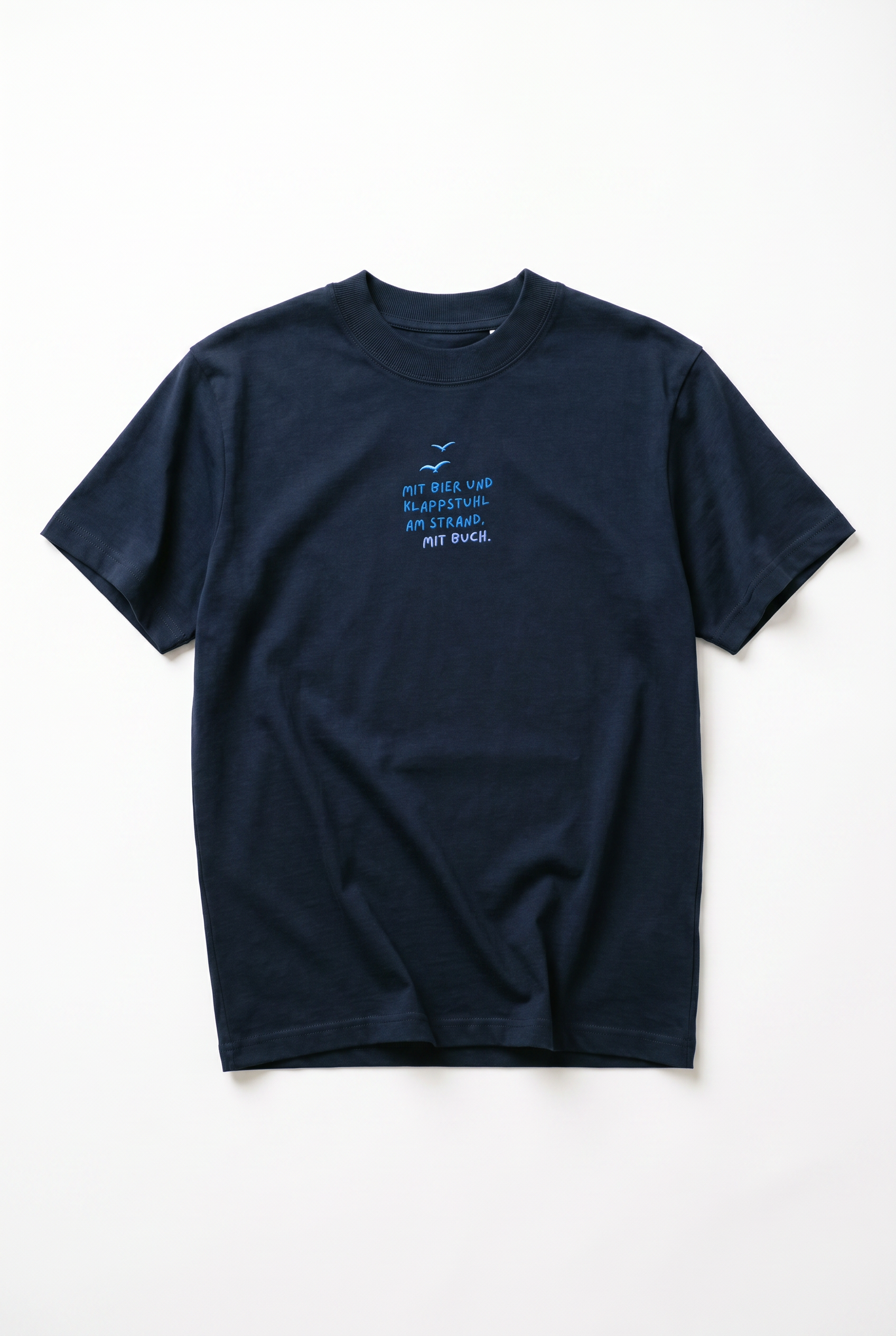 HALO Statement T-Shirt – Klappstuhl Deep Baltic