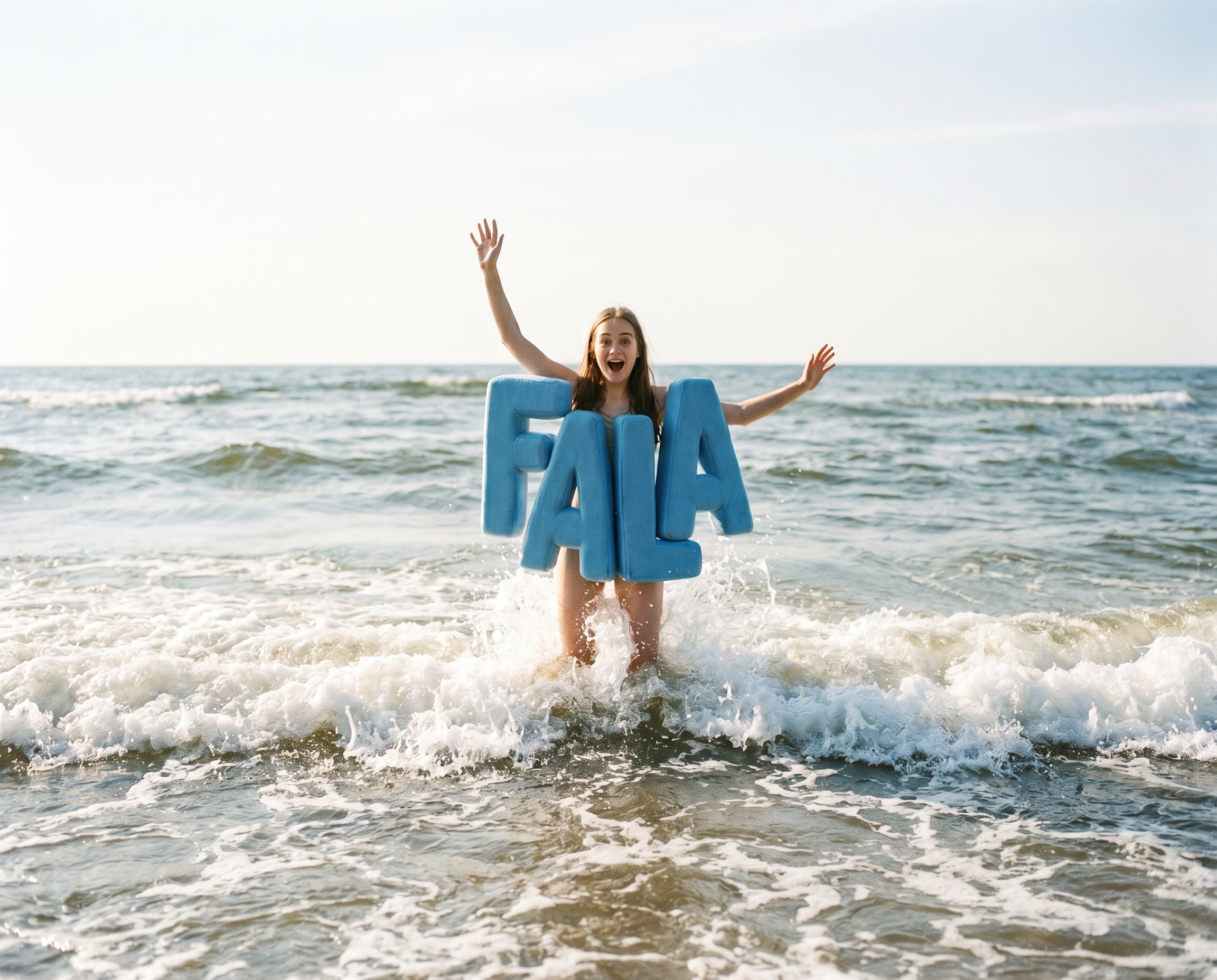 FALA Sweatshirt Kollektion von Kasztel inspiriert von Wellen und Ostsee.