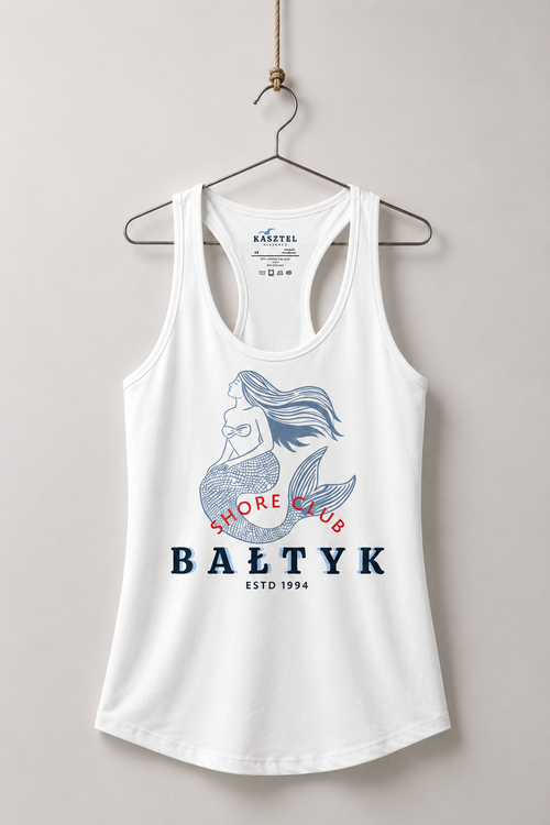 MOŻE Shore Club Tank – Baltic Pearl Frontansicht