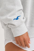 baltyk sweatshirt salt stone embroidery detail