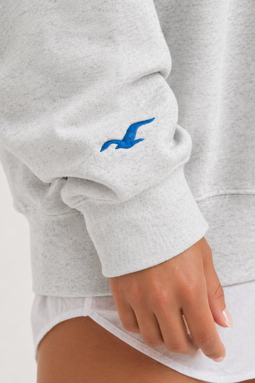 baltyk sweatshirt salt stone embroidery detail
