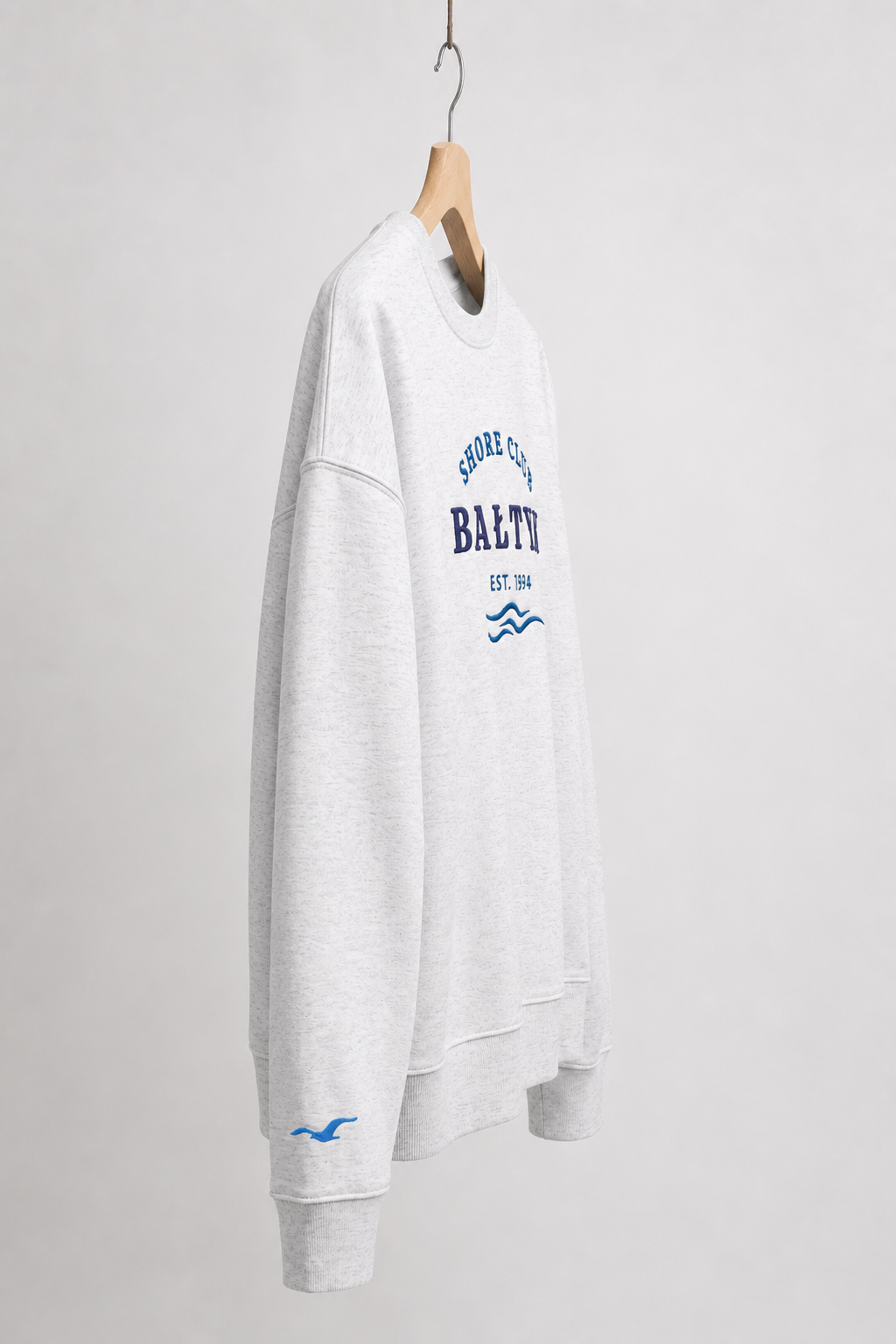 baltyk sweatshirt salt stone side view