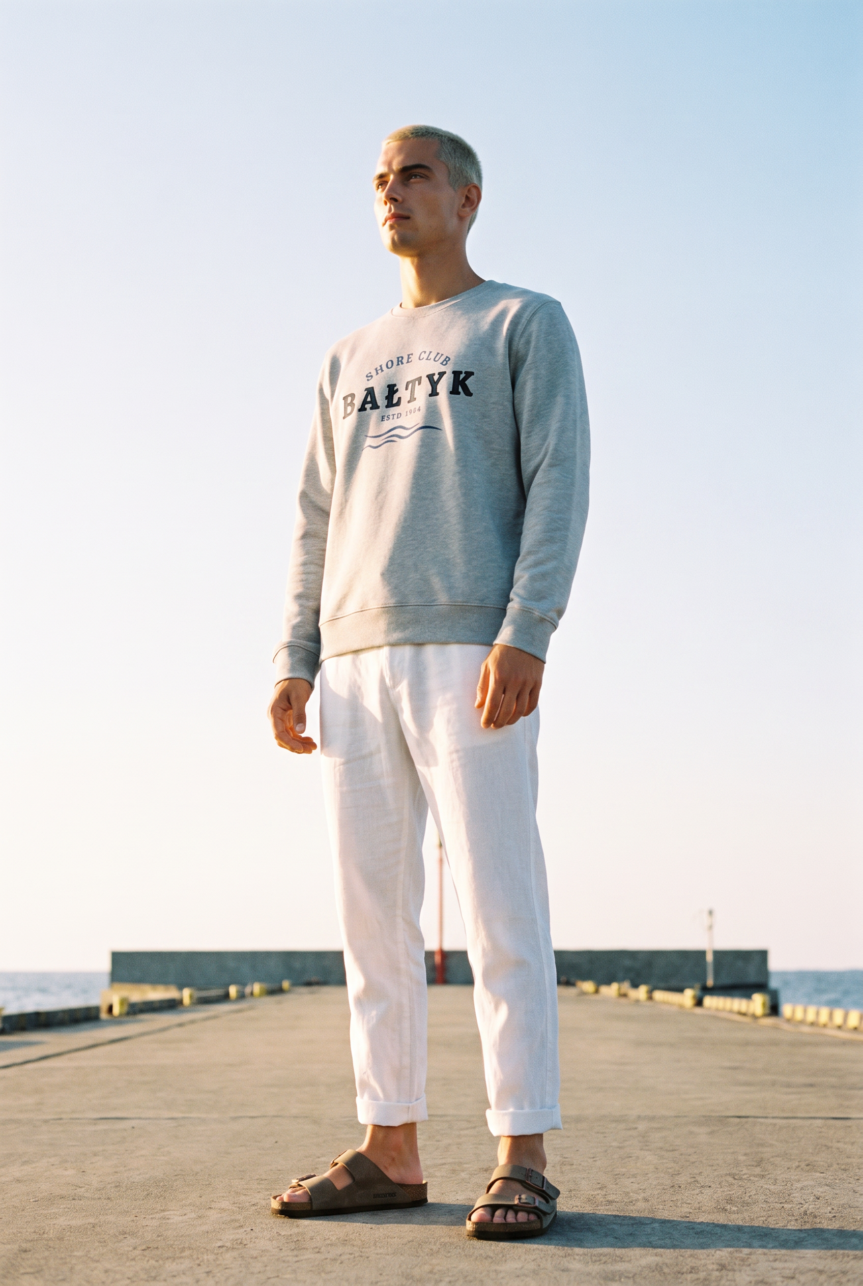 FALA Men Heritage II Sweatshirt – Wet Stone