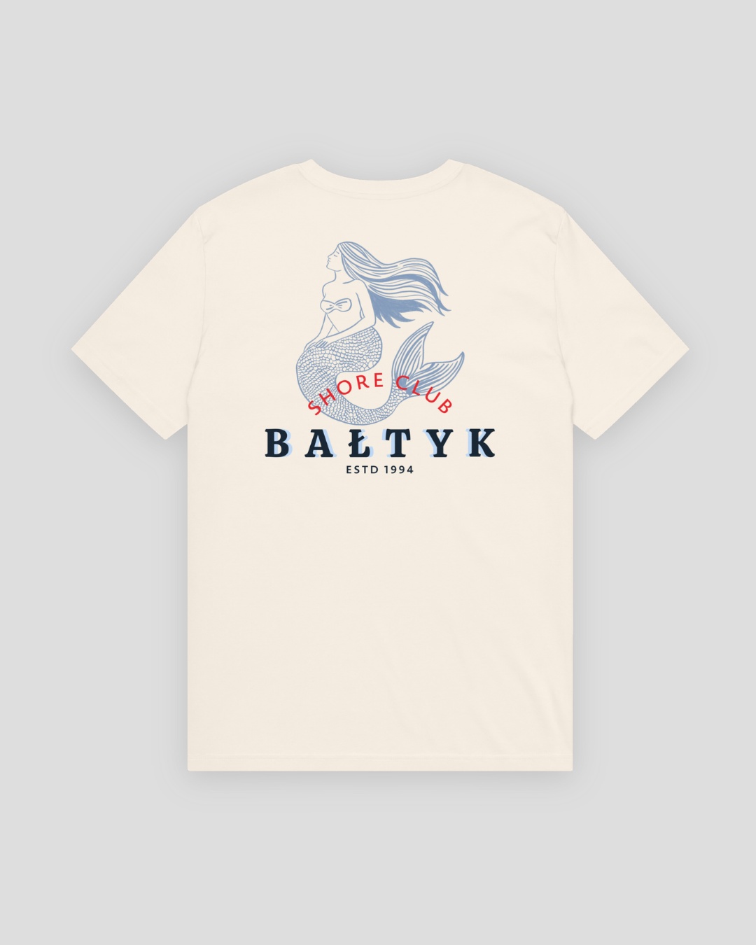 Meerjungfrau T-Shirt Bałtyk in Sea Salt White – Vorderseite