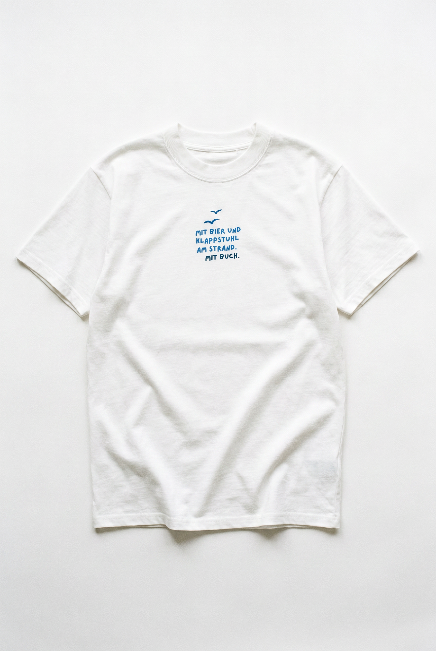 HALO Statement T-Shirt – Klappstuhl White Pearl
