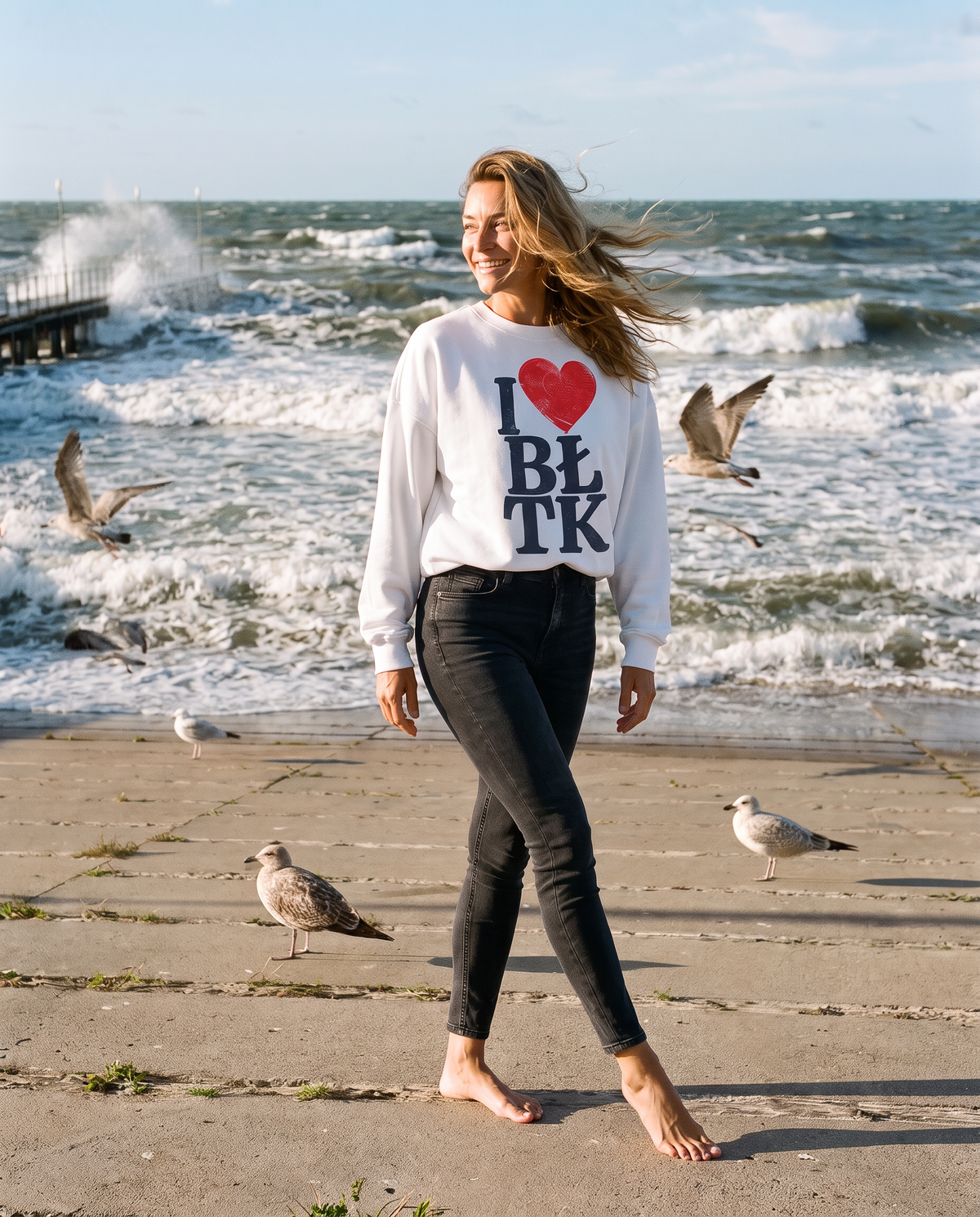 PORT Oversized Sweatshirt – I ❤︎ BŁTK